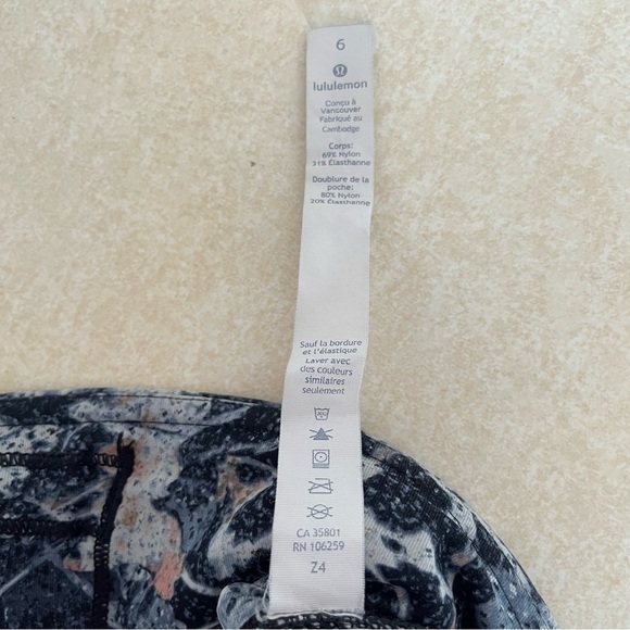 Lululemon Wunder Under Hi-Rise Tight Leggings Spring Bloom Multi 37633 - Picture 10 of 14